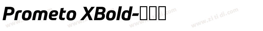 Prometo XBold字体转换 Prometo XBold字体转换